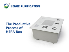 Kotak HEPA Stainless Steel 695 × 695 × 250 Dengan Pengelasan Penuh